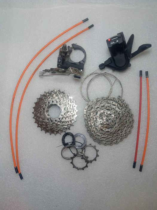 Касета 7 / ланцюг / передній перемикач SLX M660