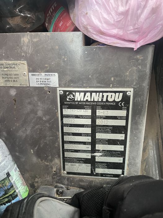 Терміново! Manitou mlt-x 741 120 lsu