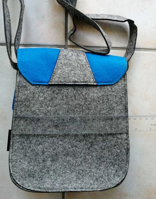 Zestaw torebek – torba z psem + filcowa torebka na ramię