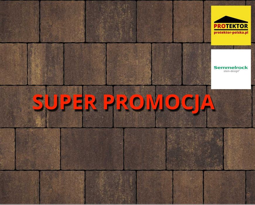 kostka brukowa PAVIMO Tramonto SEMMELROCK parking chodnik podjazd dom