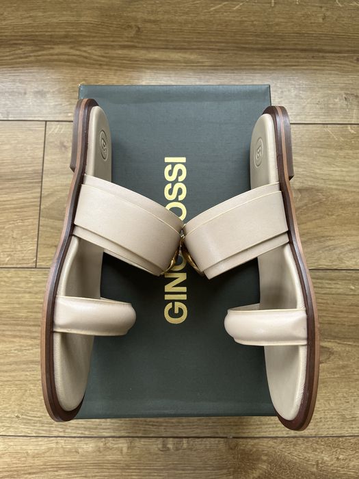 Klapki skórzane Gino Rossi 38 nowe