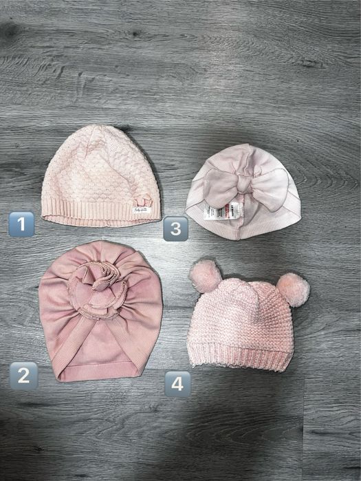 Шапки на дівчинку демісезон