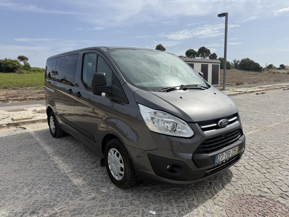 Ford Transit Custom 9 lugares, 2.0 TDCI 2017 - 204.000km, Pintura nova + Pneus novos