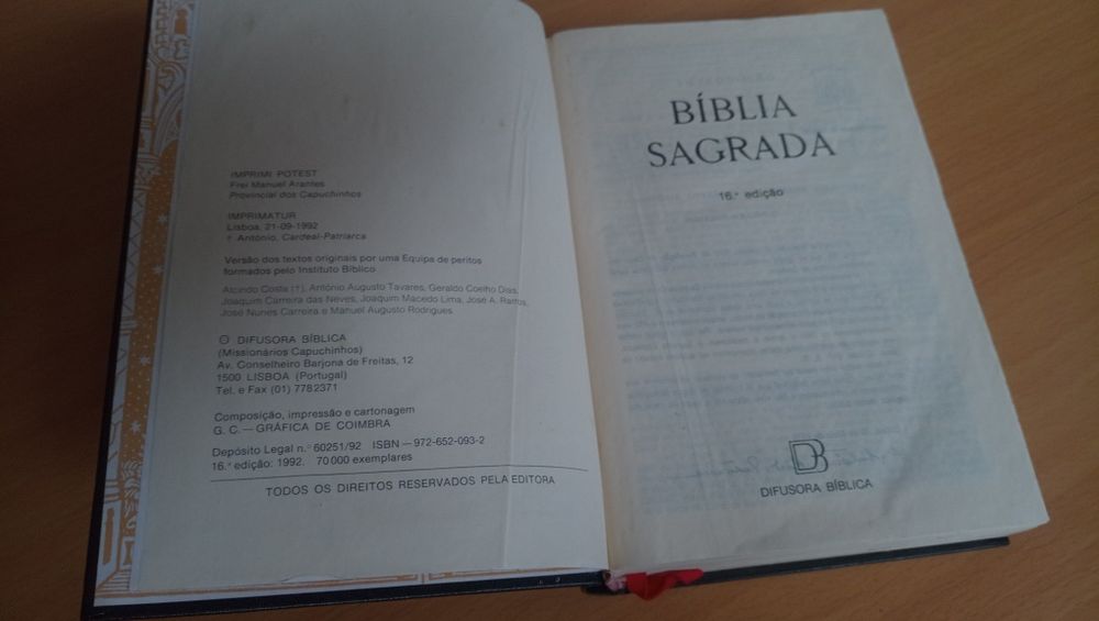 Bíblia Sagrada difusora Bíblica