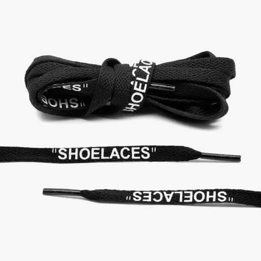 Sznurówki OFF White Laces Czarno-białe