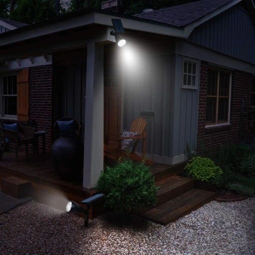 ogrodowa lampa solarna 4 led reflektor 200lm spot