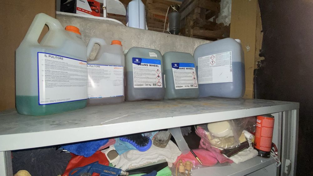 Material para lavagem de carro