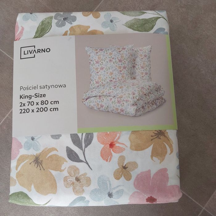 Nowa pościel  satynowa 200x220