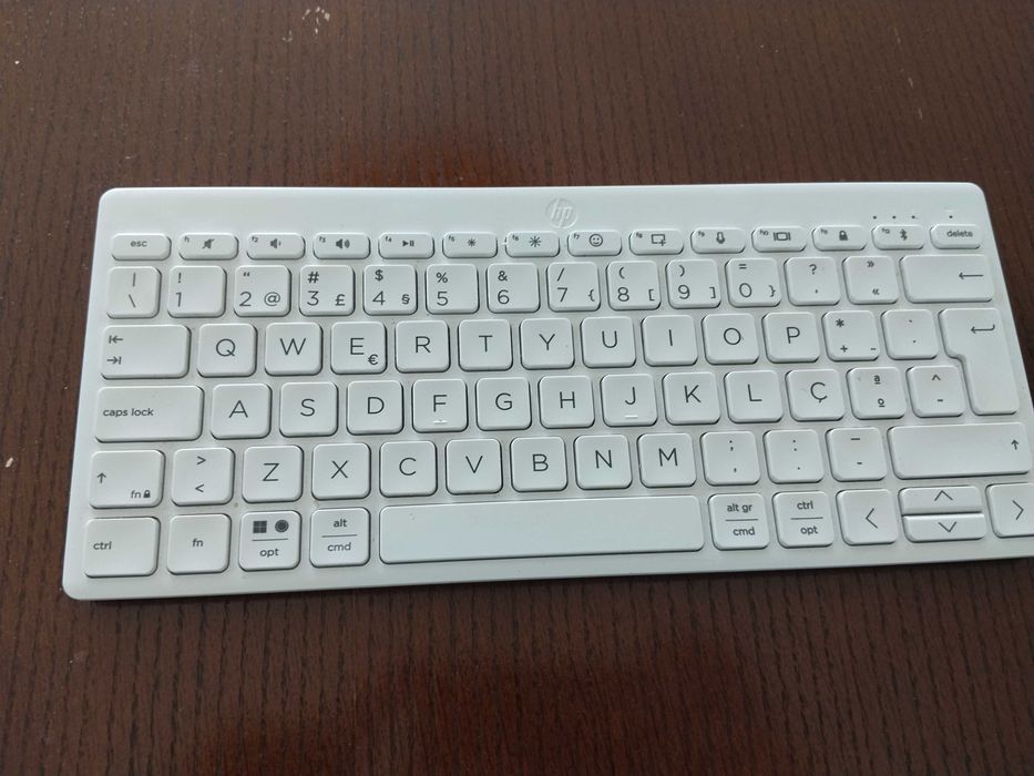 Teclado HP 350 Compact Multi-Device Bluetooth PT Branco