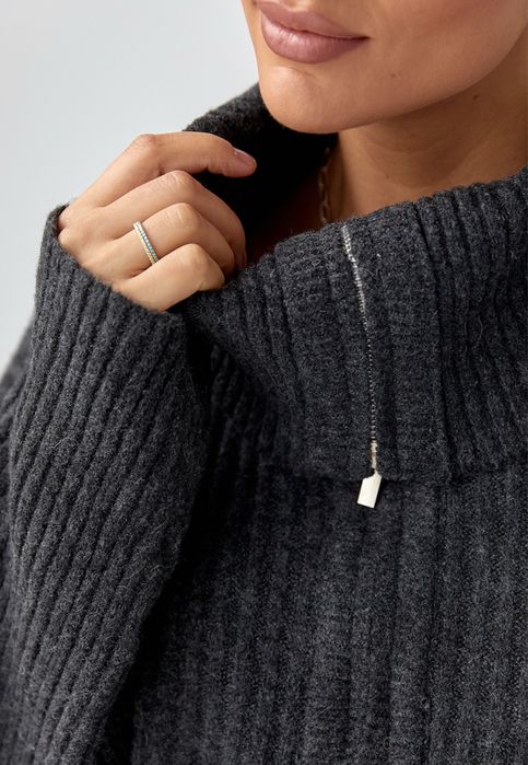 Вʼязаний костюм із широкими штанами