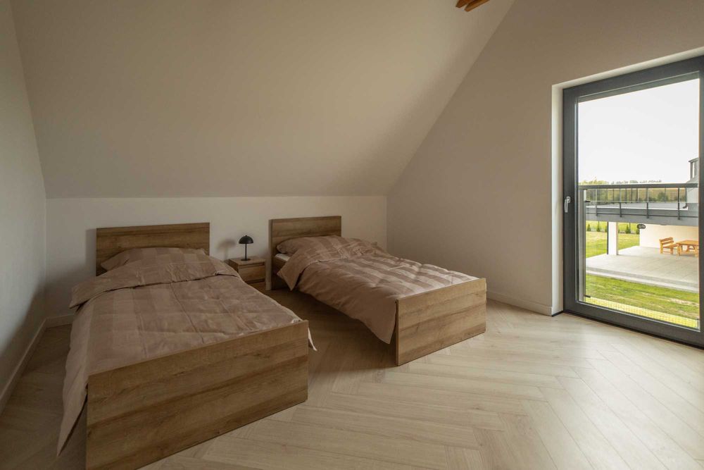 Domek 8 os. z balią i sauną w okolicy jeziora Kownatki - MAZURY