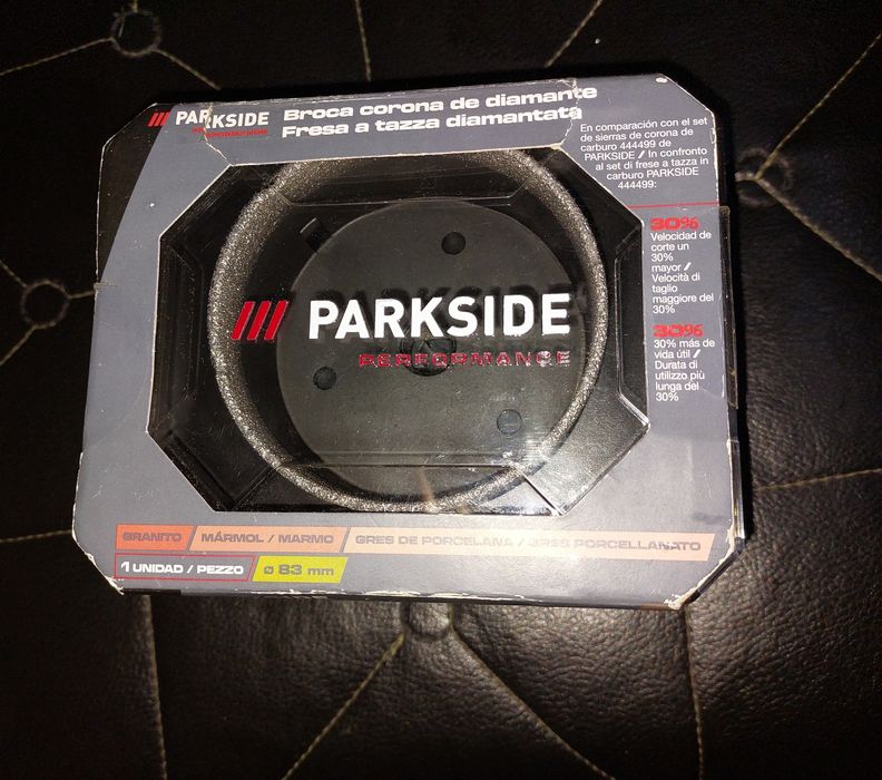 Алмазна коронка 83 мм.(М14) Parkside Performance HG 11166 в кейсі.