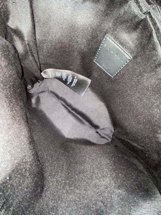 Sandro Paris косметичка кожаная