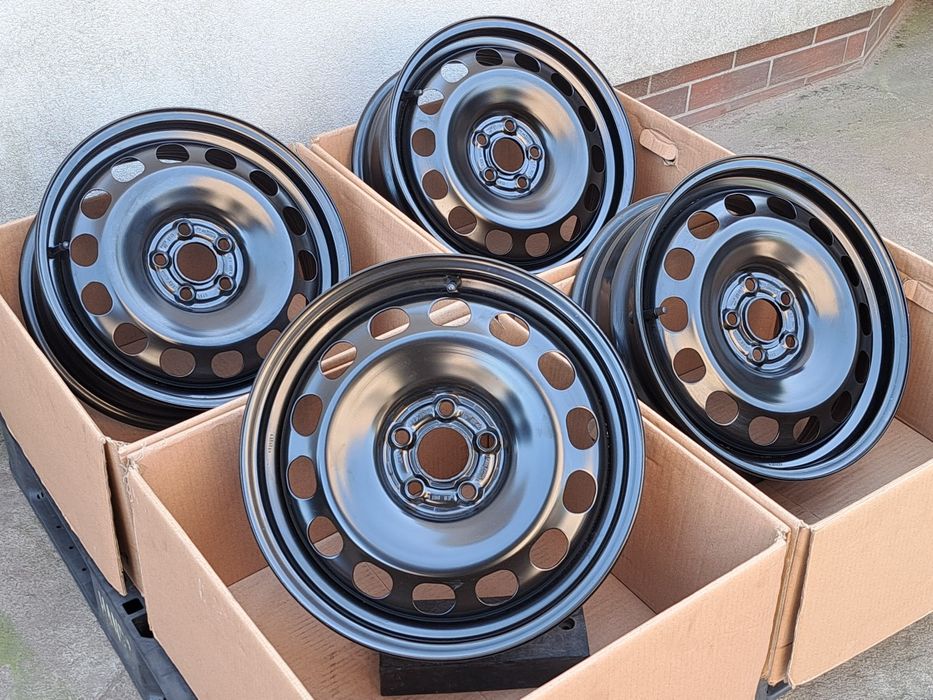 Felgi stalowe 16 5x100 ET45 VW Polo Taigo Seat Ibiza Arona Skoda Fabia Scala Kamiq VAG