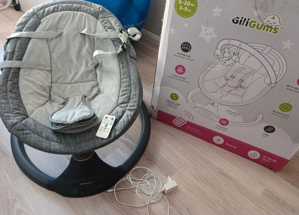 Bujaczek elektryczny/huśtawka/leżaczek GilliGums