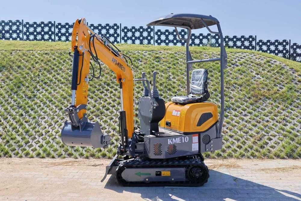 Minikoparka 1t APS KME10 WYPRZEDAŻ 2025 mini koparka ramię skrętne