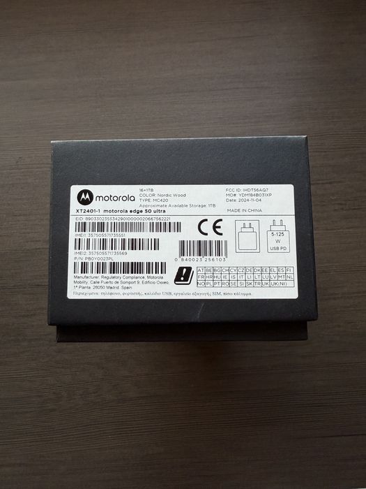 Motorola Edge 50 ultra 16gb/1TB