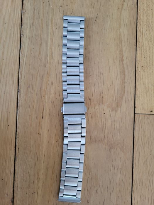 Stalowy pasek do zegarka 20 mm z szybko zamykaczami