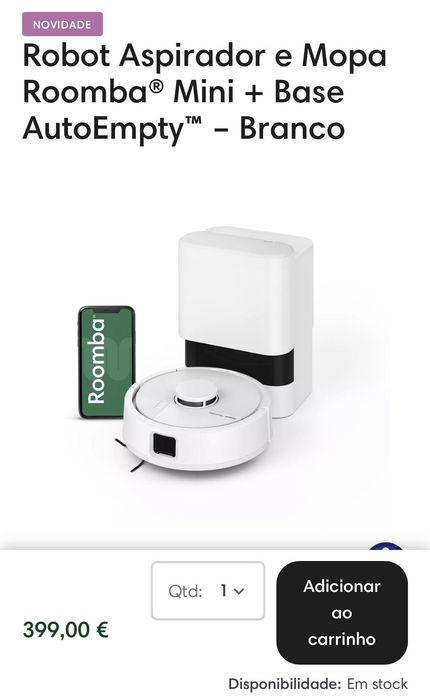 Robô Aspirador novo