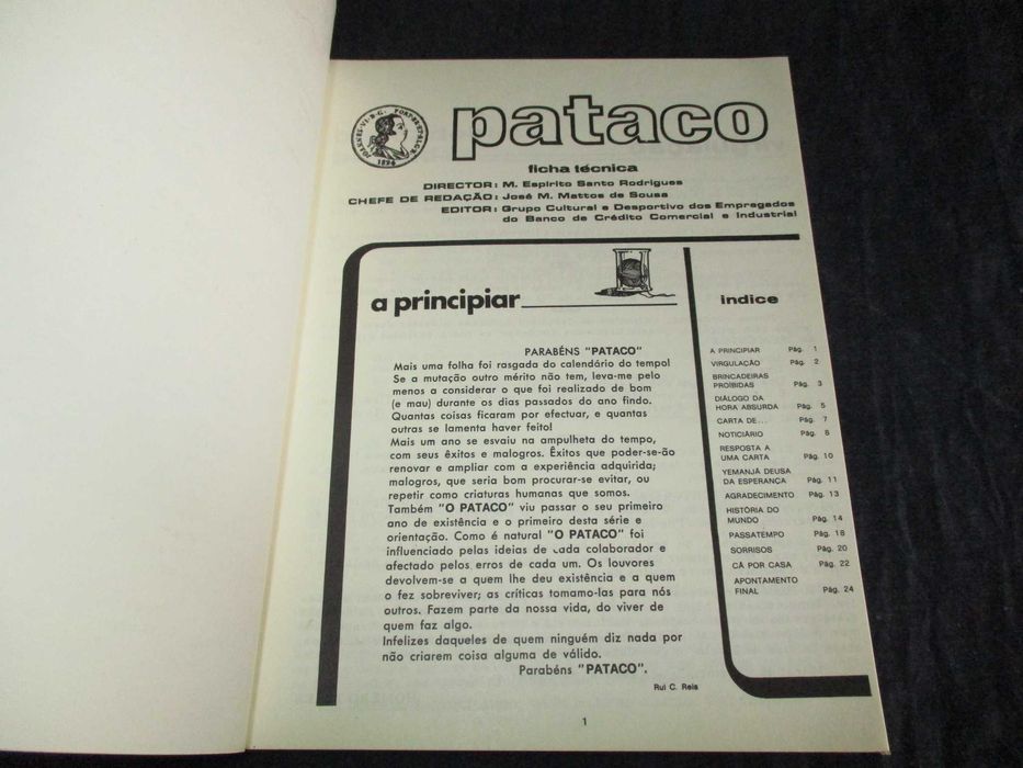 Livros Pataco Boletim Mensal Grupo Cultural