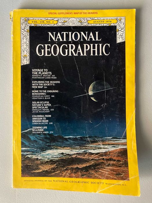 Revistas National Geographic Antigas em Inglês [lista na descrição]