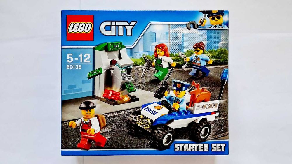 Lego City 60136 Police Starter Set, Sealed