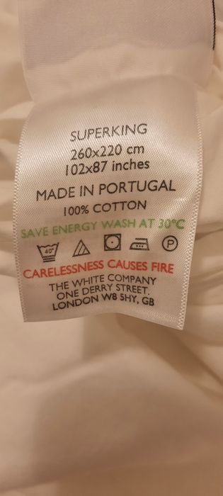 Lençol capa de edredon 100% algodão - muito bom -  para cama XL