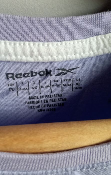 Zestaw koszulek bluzeczek t-shirt Reebok stranger things Netflix
