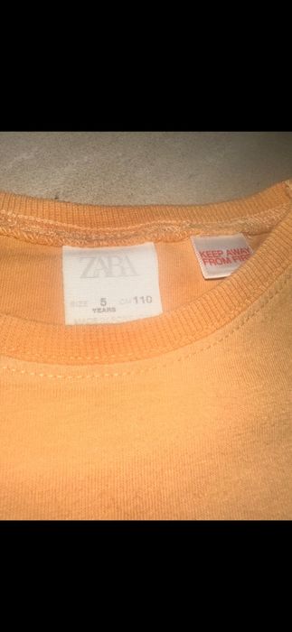Футболка Zara для мальчика рисунок на спине, 110 см
