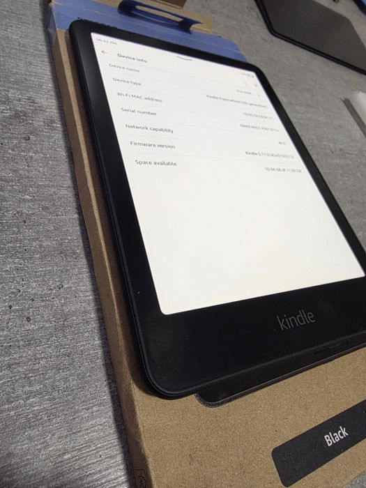 Kindle Paperwhite. 2025. 12 пок. 16Гб. Новий. Чорний. Гарантія