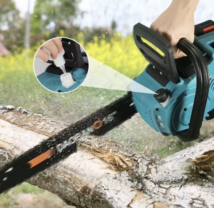 Piła łańcuchowa elektryczna , dwie baterie w zestawie