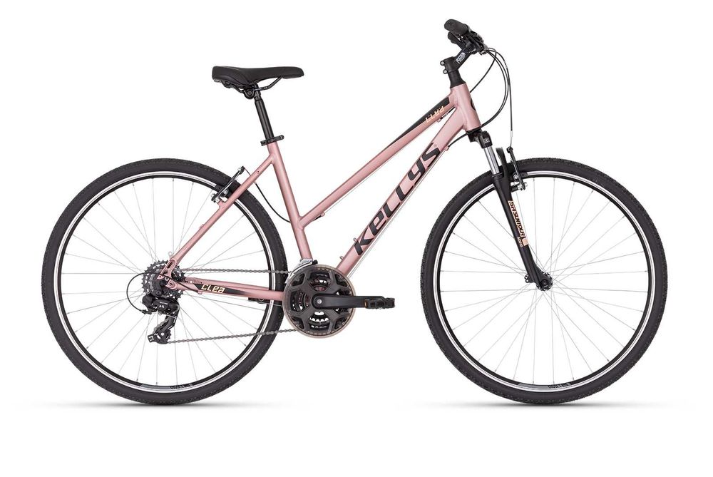 Rower cross Kellys Clea 10 rose gold rama S/M damski crossowy różowy