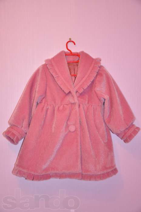 Эко шубка - пальто для девочки