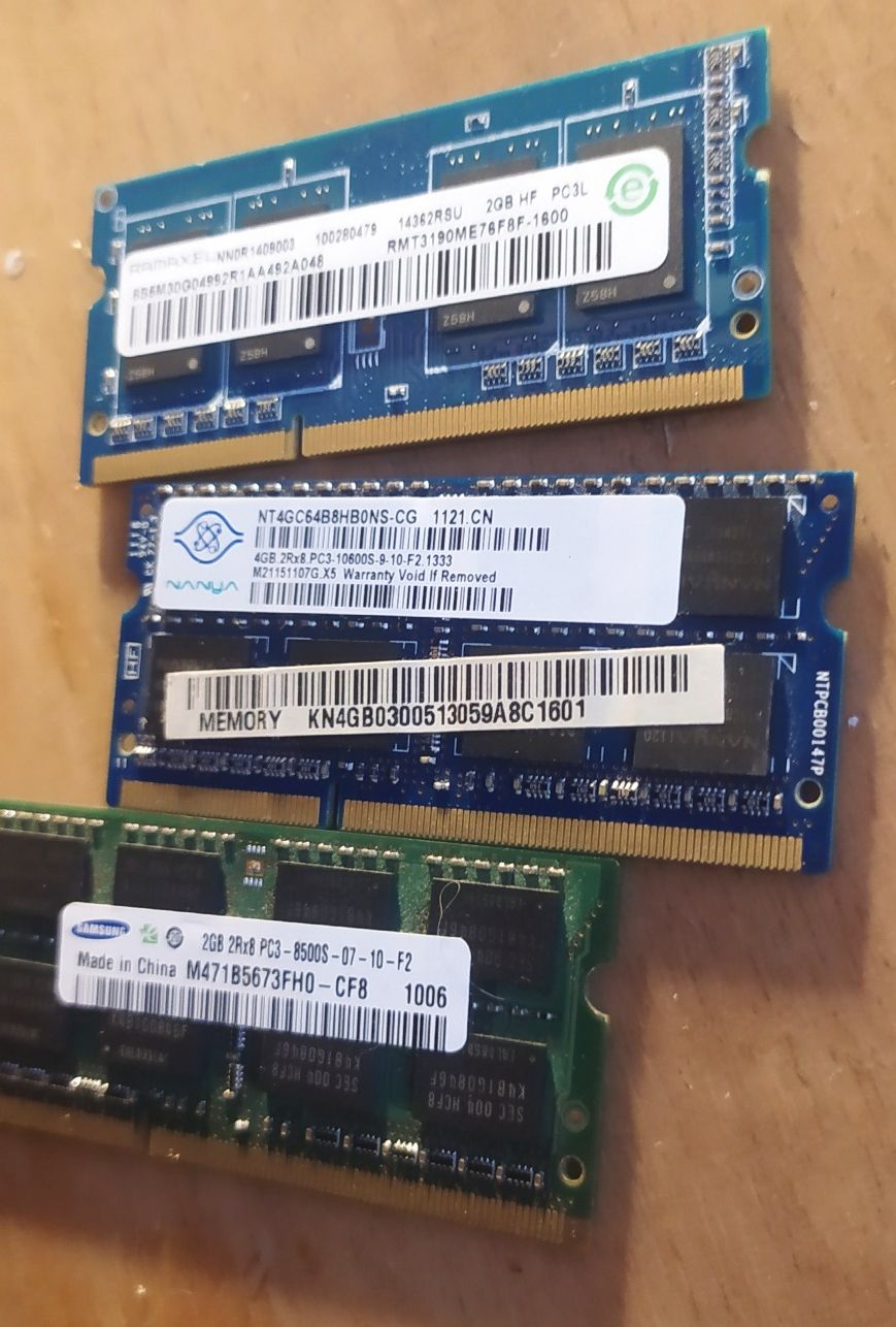 Операт.Память для ноута DDR3/4Gb/2Gb: 150 грн. - Запчастини для ...