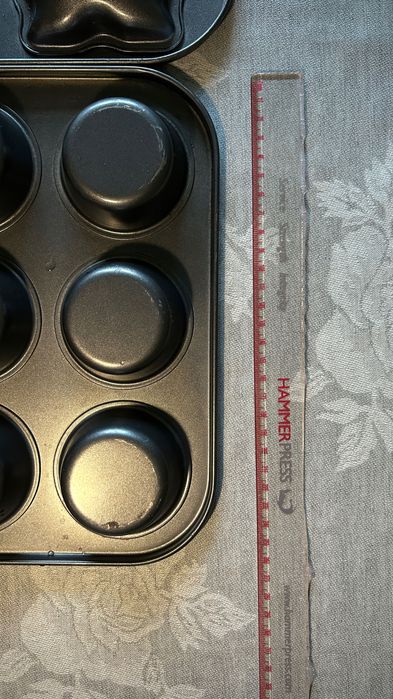 Антипригарна форма для печива новорічна для кексів