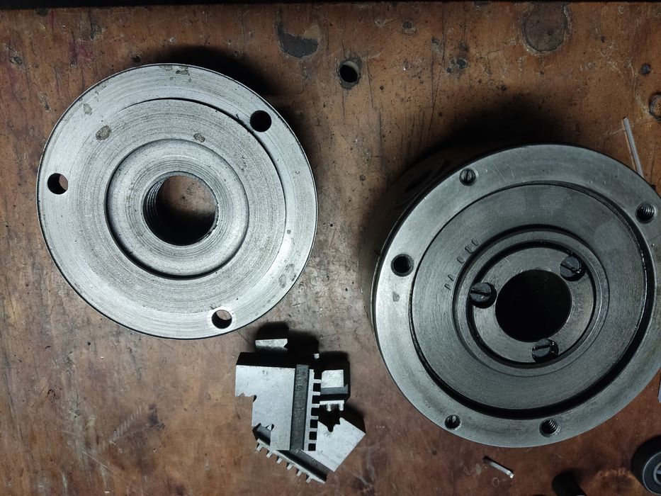 Патрон токарний ТВ-4 130мм, 3 кулачка, планшайба, зворотні.