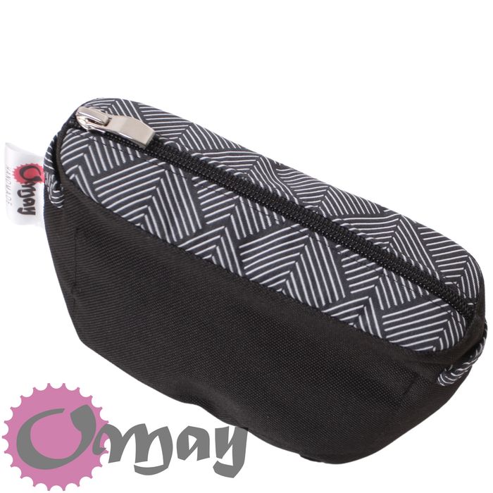 Grafitowy organizer OBAG POCKET orient paisley 1 kieszeń wkład OMAY