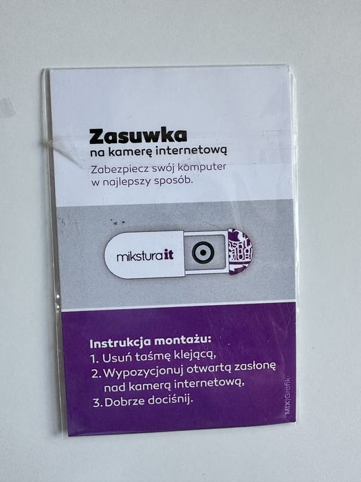 Zaślepka do kamery komputera
