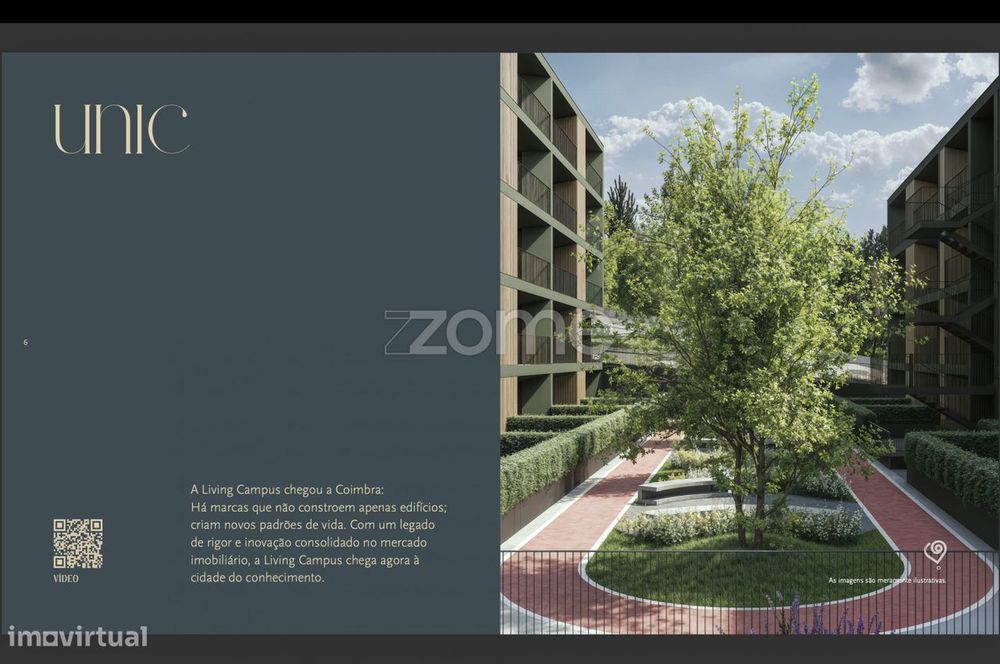 Apartamento T1 Empreendimento UNIC em Coimbra