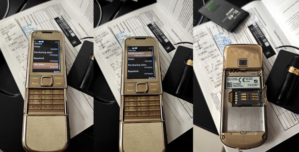 NOKIA 8800 ARTE GOLD 4GB ! Оригинал ГосКомУкр ! Без ремонтов !