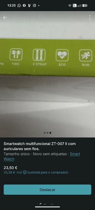Smartwatch multifuncional