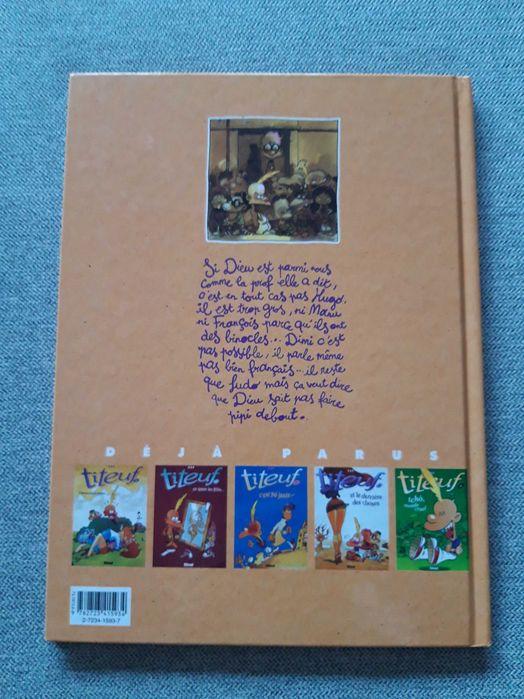 BD Titeuf "Dieu, sexe et les bretelles" de ZEP