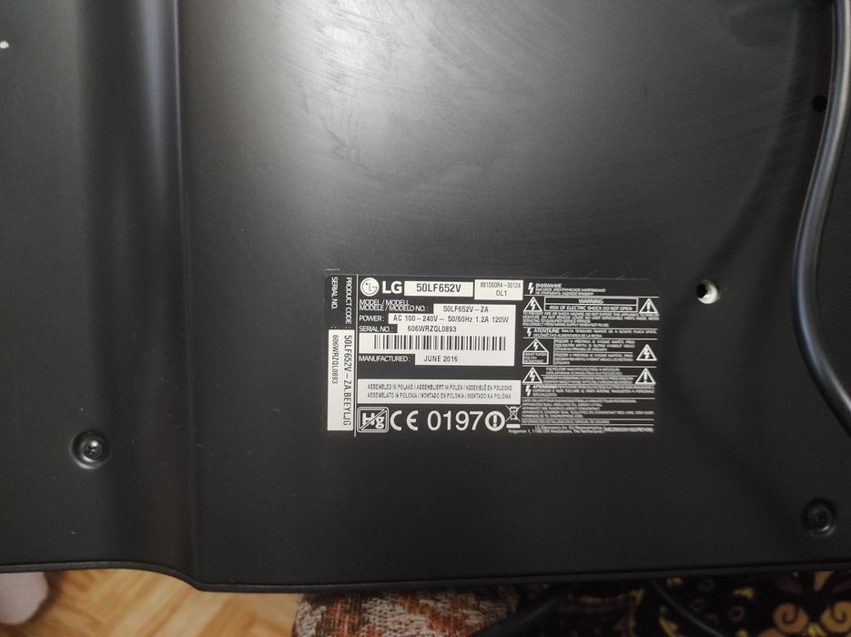 Телевізор LG 50LF652V - 50 дюймів