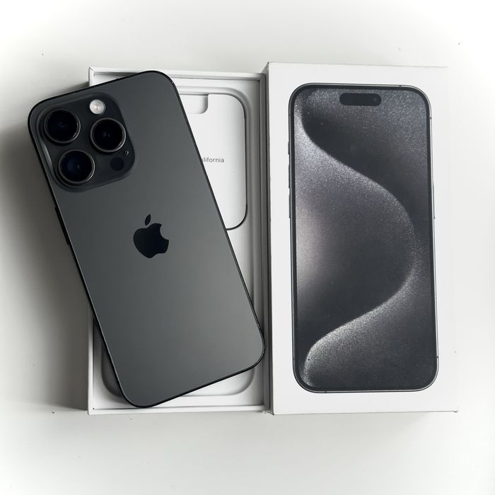 IPhone 15 Pro 128gb Czarny - BATERIA 87% - W PEŁNI SPRAWNY