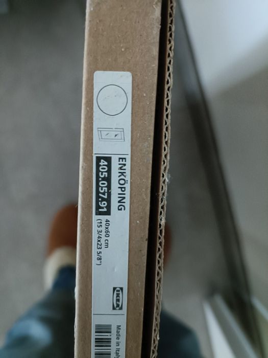 Porta Vidro Branco efeito madeira do  Ikea