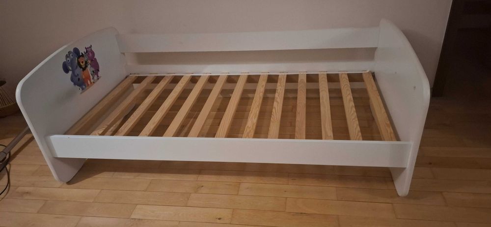 Łóżko DZIECIĘCE, białe 160x80 cm