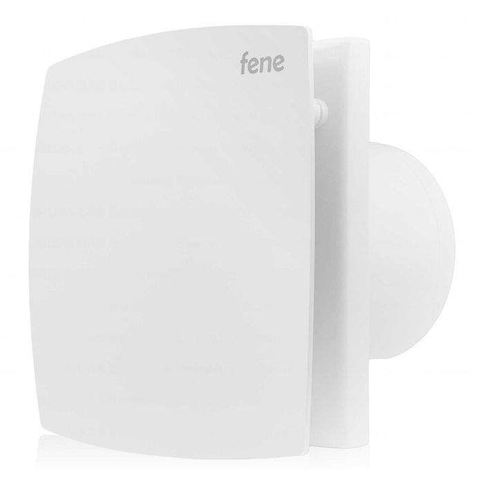 Wentylator łazienkowy biały wywiewny z klapą zwrotną 250m³/h 150mm