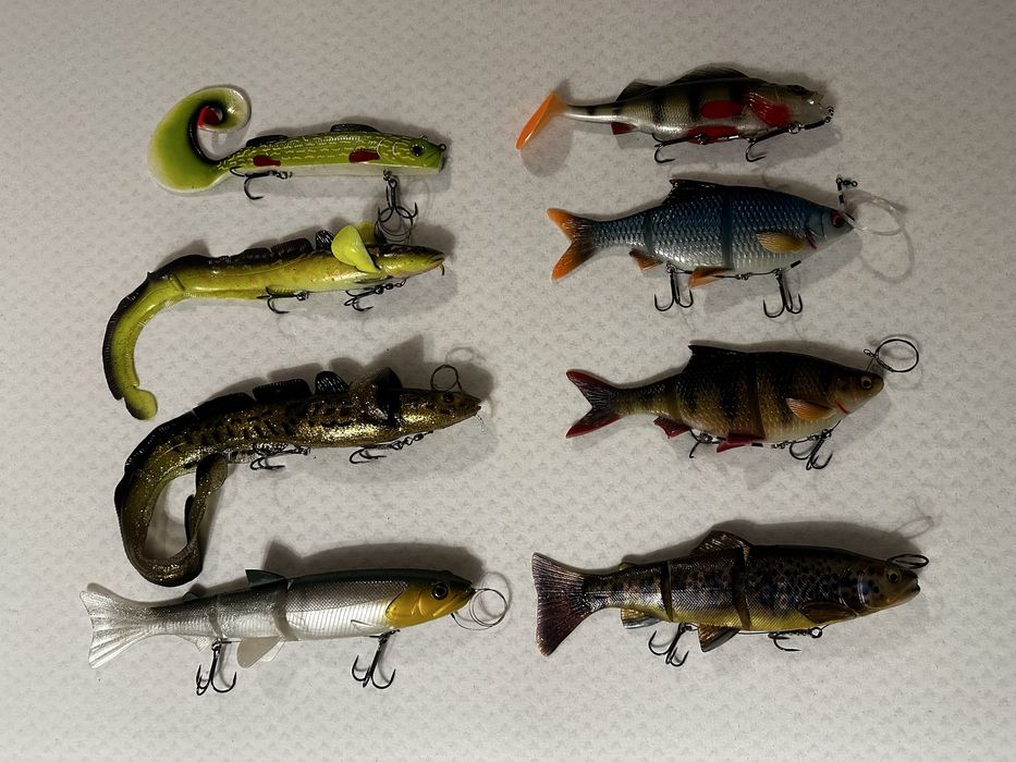 Zestaw przynet trollingowych Salmo Westin Fox Rage Savage Gear Sewro Custom