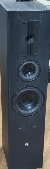 Kolumny podłogowe CAT plus głośnik centralny