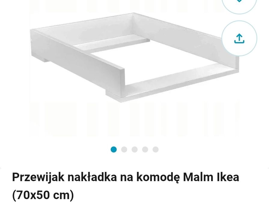 Przewijak na komodę malm ikea